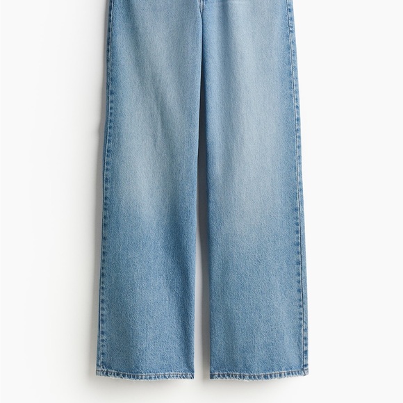 H&M AVA ULTRA HIGH RISE WIDE LEG JEANS Size 8 - Picture 9 of 9